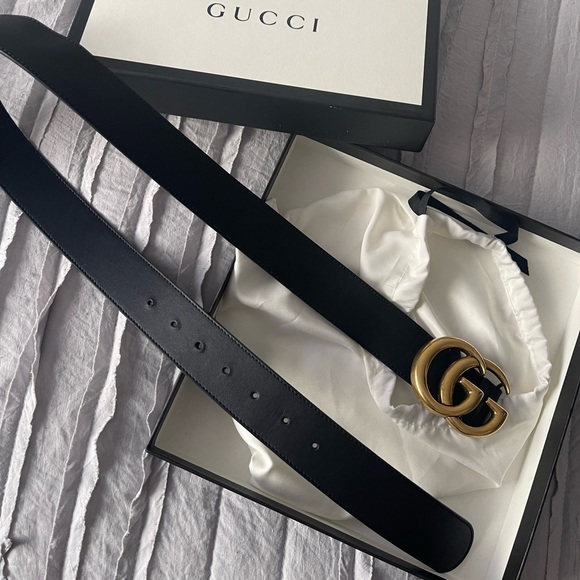 Gucci 2015 WIDE LEATHER BELT - Picture 6 of 8